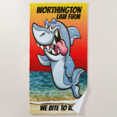 Funny Law Firm Version Beach Towel Strandlaken (Voorkant)
