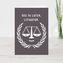 Funny Law School Afstuderen Kaart