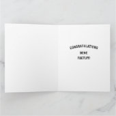 Funny Law School Afstuderen Kaart (Binnen)