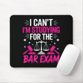 Funny Law School Student Gift - Can't Studying For Muismat (Met muis)