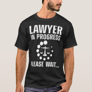 Funny Law Student Art Mannen Women Lawyer Law Scho T-shirt