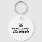 Funny Law Student Sleutelhanger (Voorkant)