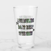 Funny Lawn Bowlers doet het het beste op groen, Glas (Achterkant)