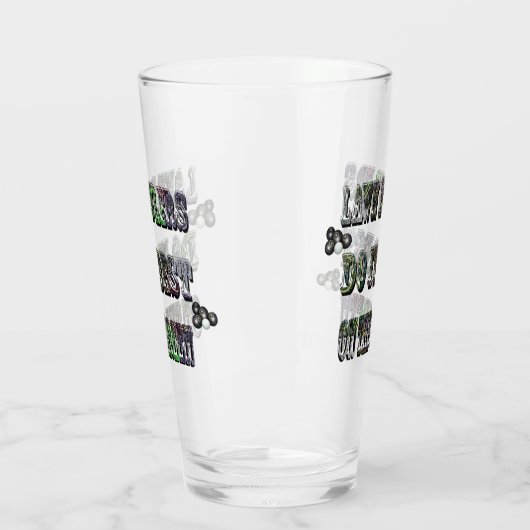 Funny Lawn Bowlers doet het het beste op groen, Glas (Links)