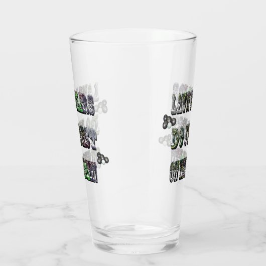 Funny Lawn Bowlers doet het het beste op groen, Glas (Rechts)