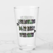 Funny Lawn Bowlers doet het het beste op groen, Glas (Voorkant)