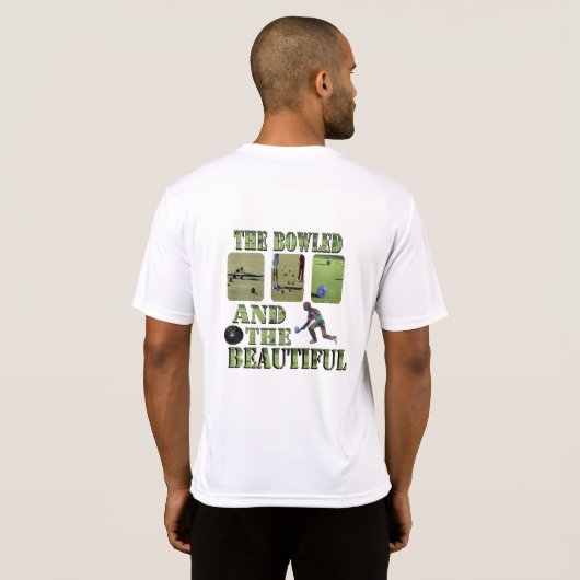 Funny Lawn Bowls Beauful Design T-shirt (Achterkant volledig)