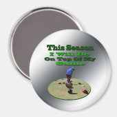 Funny Lawn Bowls, Big Fridge Magnet (Voorkant / Achterkant)