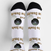 Funny Lawn Bowls Bowled Beauful, Crew Sokken (Top)