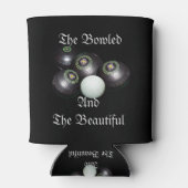 Funny Lawn Bowls Bowled Beauful Design Blikjeskoeler (Achterkant)