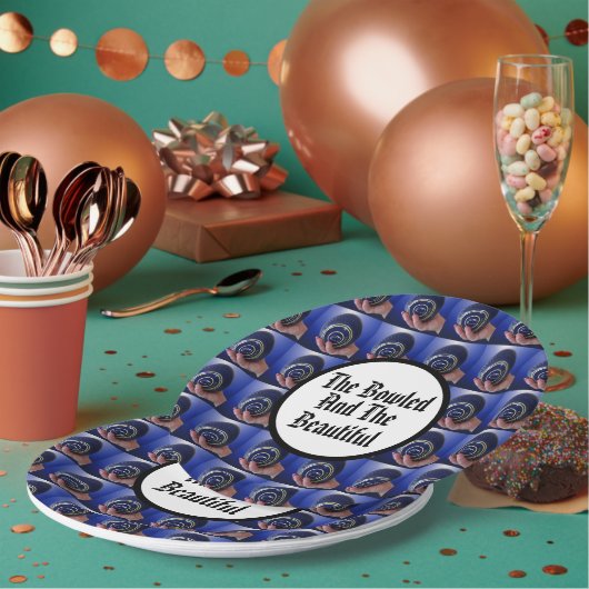 Funny Lawn Bowls Bowled Beauful Design Papieren Bordje (Multi)