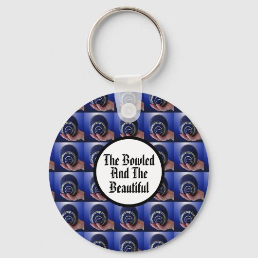 Funny Lawn Bowls Bowled Beauful Design Sleutelhanger (Voorkant)