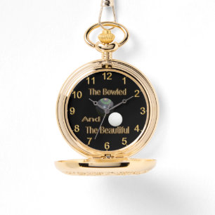 Funny Lawn Bowls Bowled Mooi, Ketting horloge