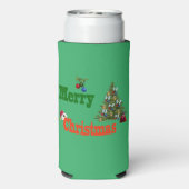 Funny Lawn Bowls Christmas, Koelbox Seltzer Blikjeskoeler (Seltzer Achterkant)