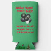 Funny Lawn Bowls Christmas, Koelbox Seltzer Blikjeskoeler (Voorkant)
