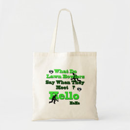 Funny Lawn Bowls Greeting, Totebag Tote Bag