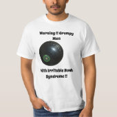 Funny Lawn Bowls Syndrome, Mannen Tshirt (Voorkant)