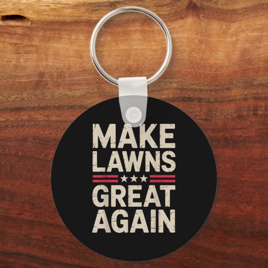 Funny Lawn Mower Art For Men Women Lawn Mowing Lan Sleutelhanger (Voorkant)