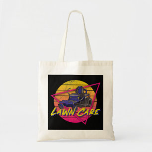 Funny Lawn Mower, die 80 of 90 jaar werelderfgoed Tote Bag