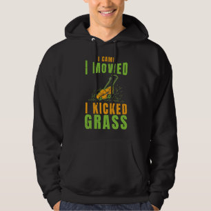 Funny Lawn Mower, ik heb me geworsteld op het werk Hoodie