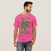 Funny Lawn Mower Landscaping Grass Turf Dad Mannen T-shirt (Voorkant volledig)