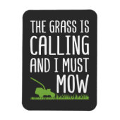 Funny Lawn Mowing - De gras roept Magneet (Verticaal)