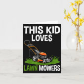 Funny Lawn Mowing for Kids Lawn Mower Boerderij Ga Kaart (Gele Bloem)