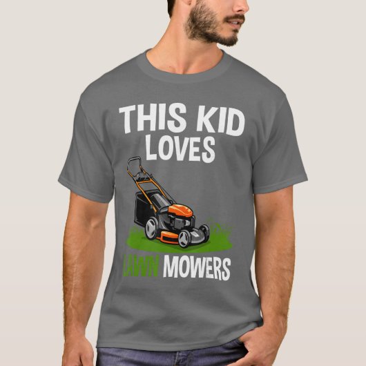 Funny Lawn Mowing for Lawn Mower Farm Gardening vi T-shirt (Voorkant)