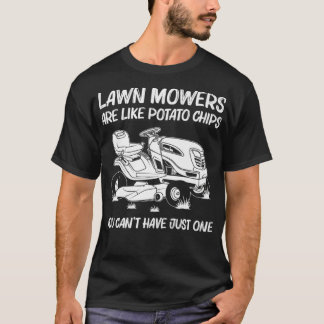 Funny Lawn Mowing Gift Mannen Women Lawn Mower Boe T-shirt