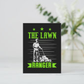 Funny Lawn Mowing Humor Landscaper Janitor Briefkaart (Staand voorkant)