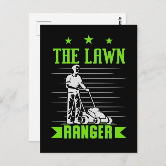 Funny Lawn Mowing Humor Landscaper Janitor Briefkaart (Voorkant / Achterkant)