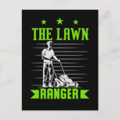 Funny Lawn Mowing Humor Landscaper Janitor Briefkaart (Voorkant)