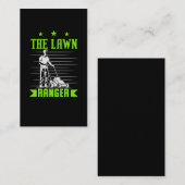 Funny Lawn Mowing Humor Landscaper Janitor Visitekaartje (Voorkant / Achterkant)