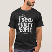 Funny Lawyer Black T-Shirt (Voorkant)