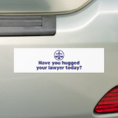 Funny Lawyer Bumpersticker (Op auto)