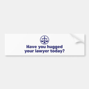 Funny Lawyer Bumpersticker