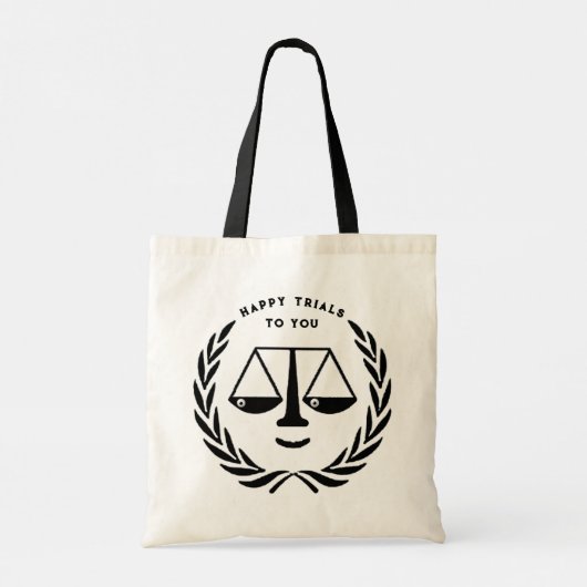 Funny Lawyer Canvas tas (Achterkant)