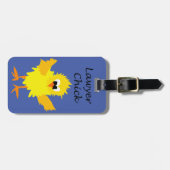 Funny Lawyer Chick Art Design Bagagelabel (Voorkant horizontaal)