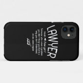 Funny Lawyer Definition Case-Mate iPhone Case (Achterkant (horizontaal))