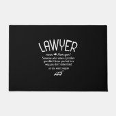 Funny Lawyer Definition Deurmat (Voorkant)