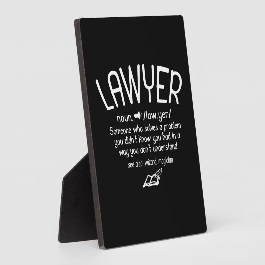 Funny Lawyer Definition Fotoplaat (Zijkant)