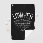 Funny Lawyer Definition Golfhanddoek (Insitu)