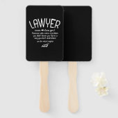 Funny Lawyer Definition Handwaaier (Voorkant en achterkant)