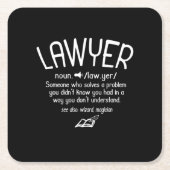 Funny Lawyer Definition Kartonnen Onderzetters (Voorkant)