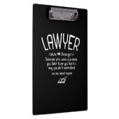 Funny Lawyer Definition Klembord (Rechts)
