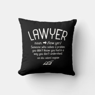 Funny Lawyer Definition Kussen