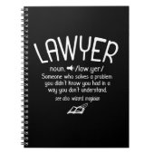 Funny Lawyer Definition Notitieboek (Voorkant)