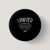 Funny Lawyer Definition Ronde Button 3,2 Cm (Voorkant)