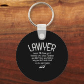 Funny Lawyer Definition Sleutelhanger (Voorkant)