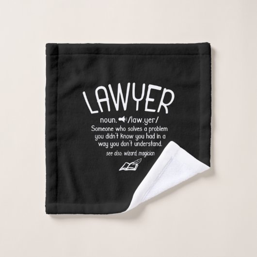 Funny Lawyer Definition Washandje (Wasdoekje)